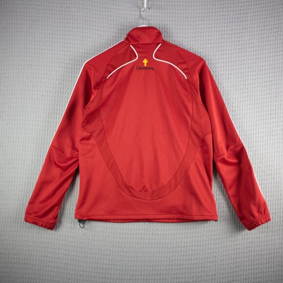 Adidas Womens Glenmary Track Jacket Red medium - Picture 2 of 8